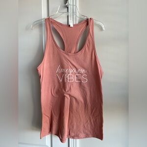 Honeymoon Vibes Women's Pink Tank Top